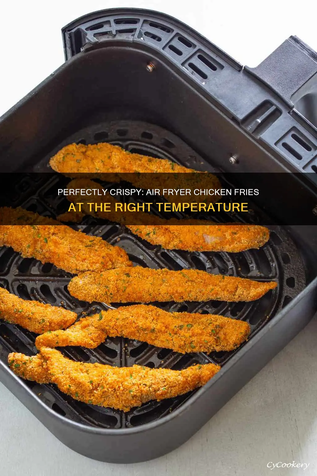 which temperature to cook frozen chicken fries in air fryer