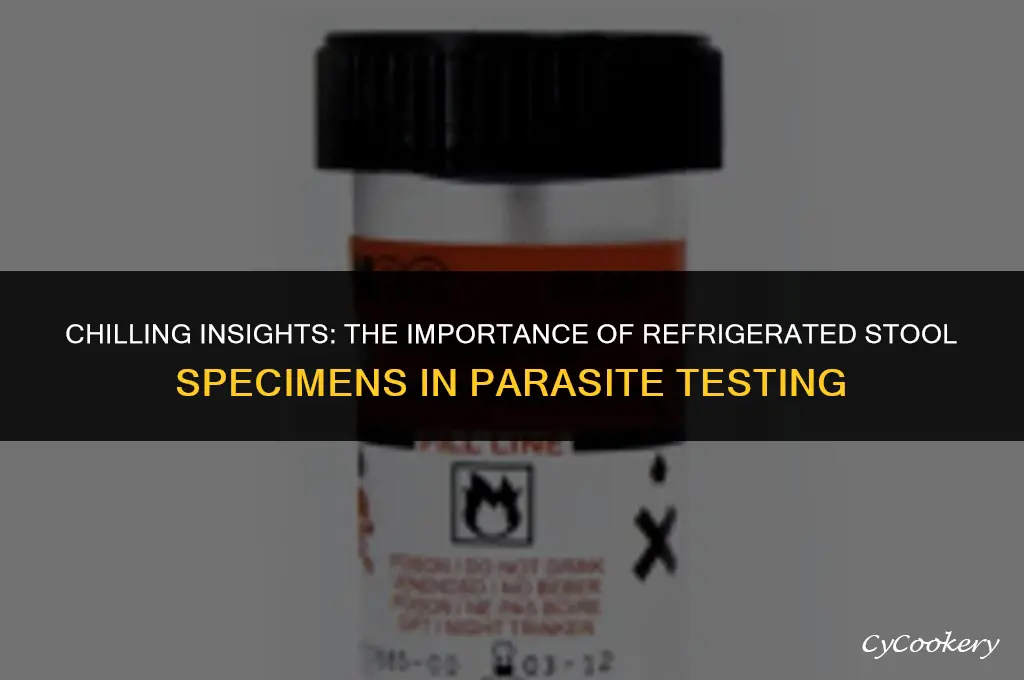 which test typically requires a refrigerated stool specimen