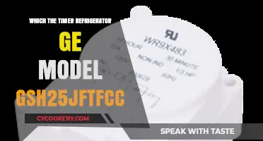GE GSH25JFTFCC Refrigerator Timer: Troubleshooting and Replacement Guide