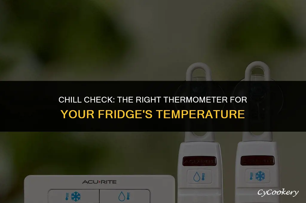 which thermometer do you use to check refrigerator temperature