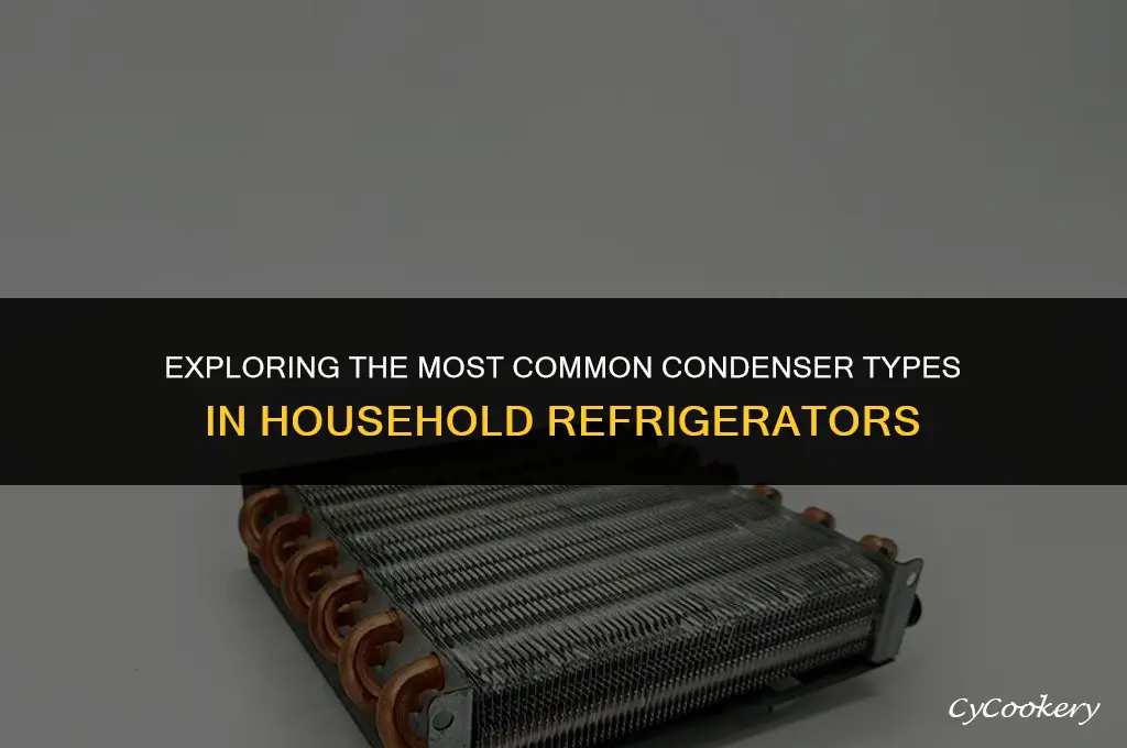 which type of condenser is used in domestic refrigerator