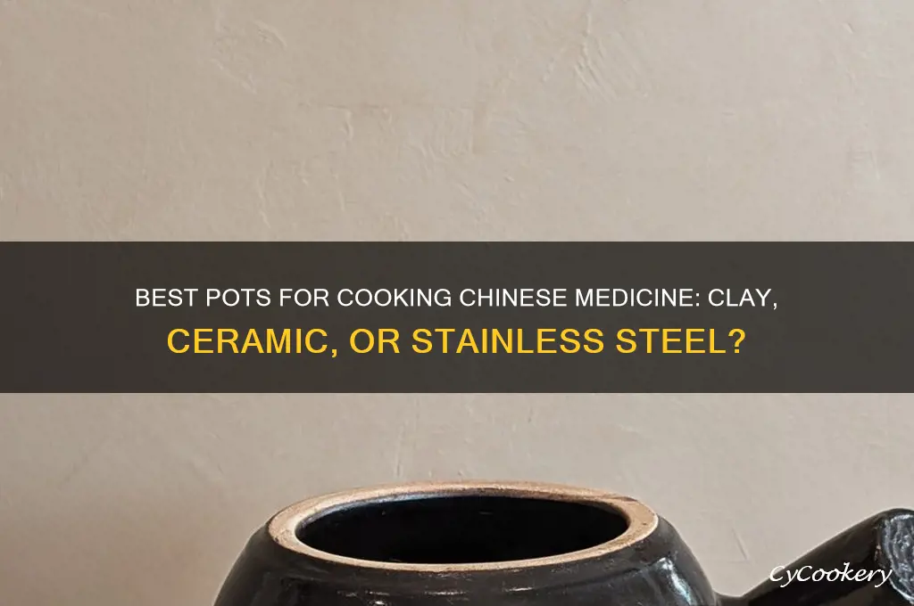 which type of pot is good to cook chinese medicine