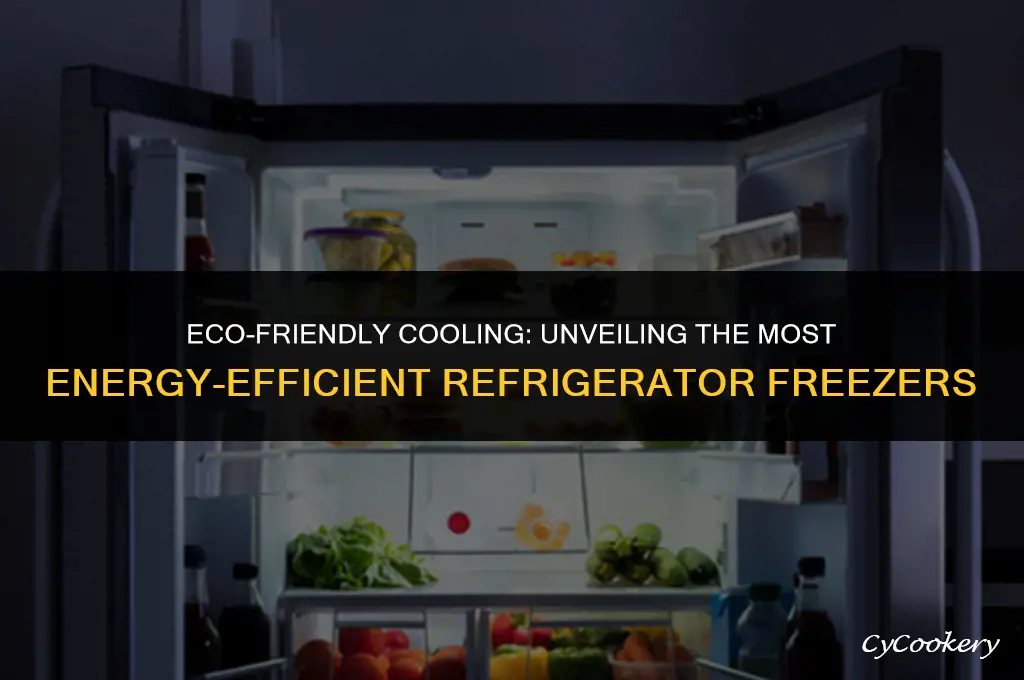 which type of refrigerator freezer is most energy efficient