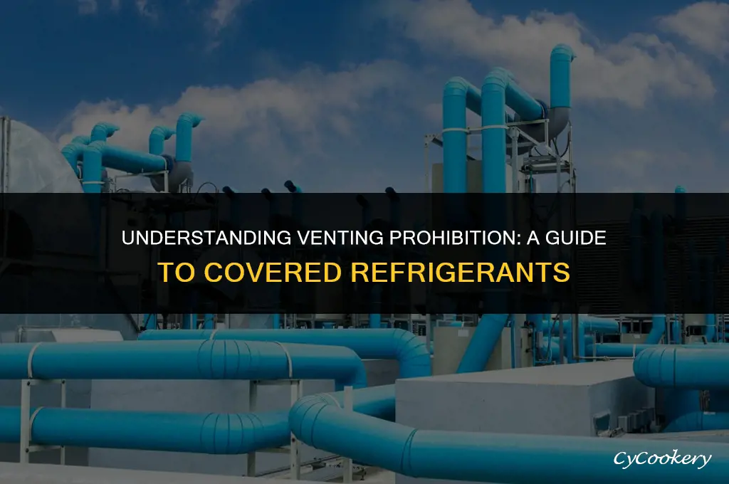 which types of refrigerants does venting prohibition cover