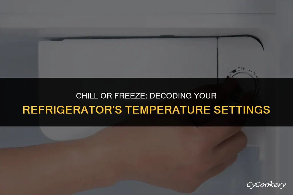 which way is colder on a refrigerator dial