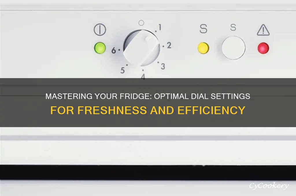 which way to turn a refrigerator dial