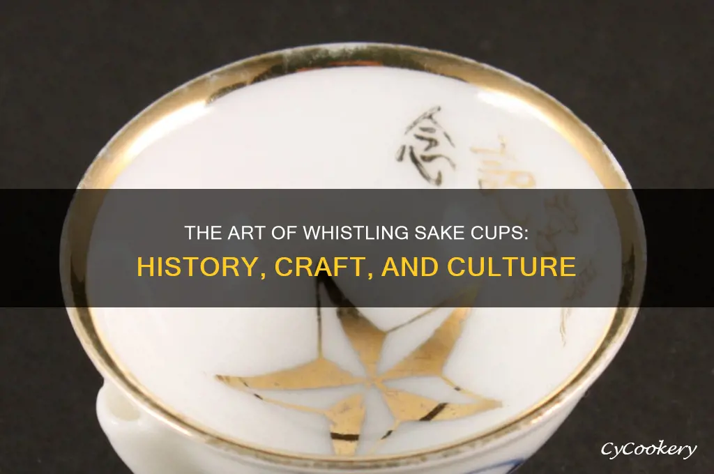 whistling sake cup