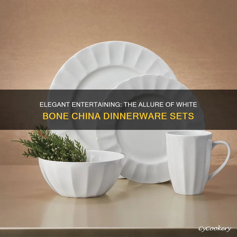 white bone china dinnerware sets