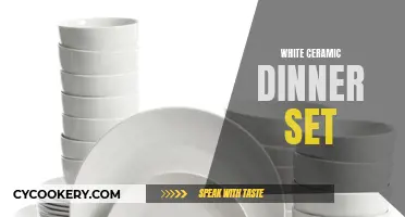 The Classic Charm of White Ceramic Dinner Sets