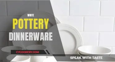 The Classic Charm of White Pottery Dinnerware