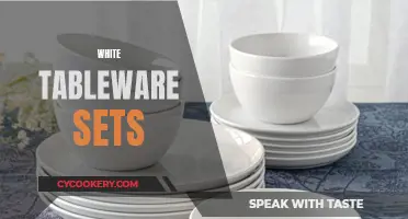 The Classic Charm of White Tableware Sets