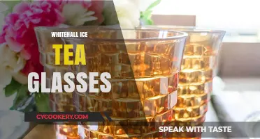 Elegant Whitehall Ice Tea Glasses: Perfect for Refreshing Summer Sips