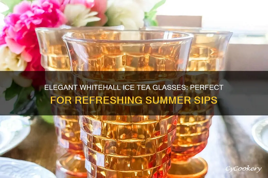 whitehall ice tea glasses