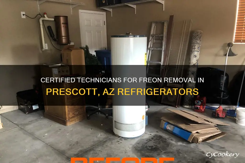 who can remove freon from a refrigerator prescott az