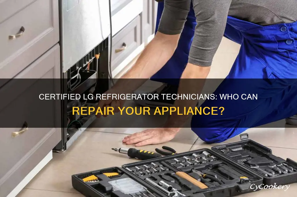 who certified to work on lg refrigerator