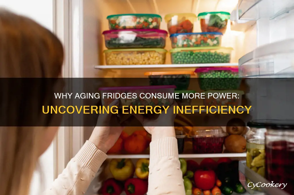 who do old refrigerators use more electricity