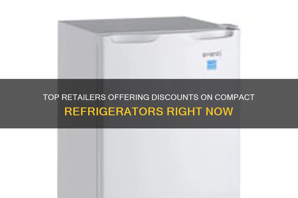 who has a sale on small refrigerators