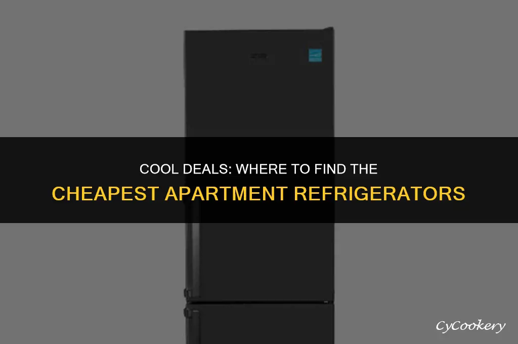 who has the cheapest price on apartment refrigerators