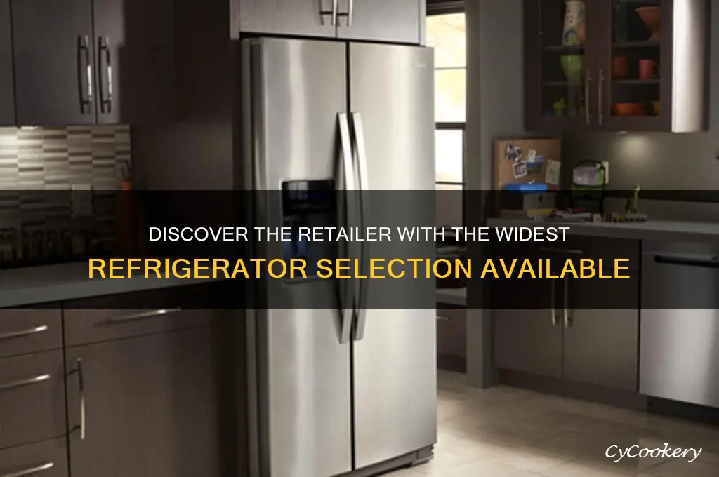 who has the largest selection of refrigerators