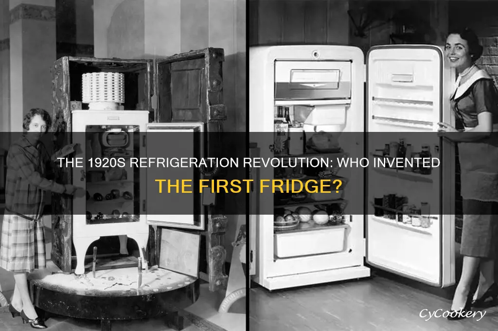 who invented the first refrigerator in 1920
