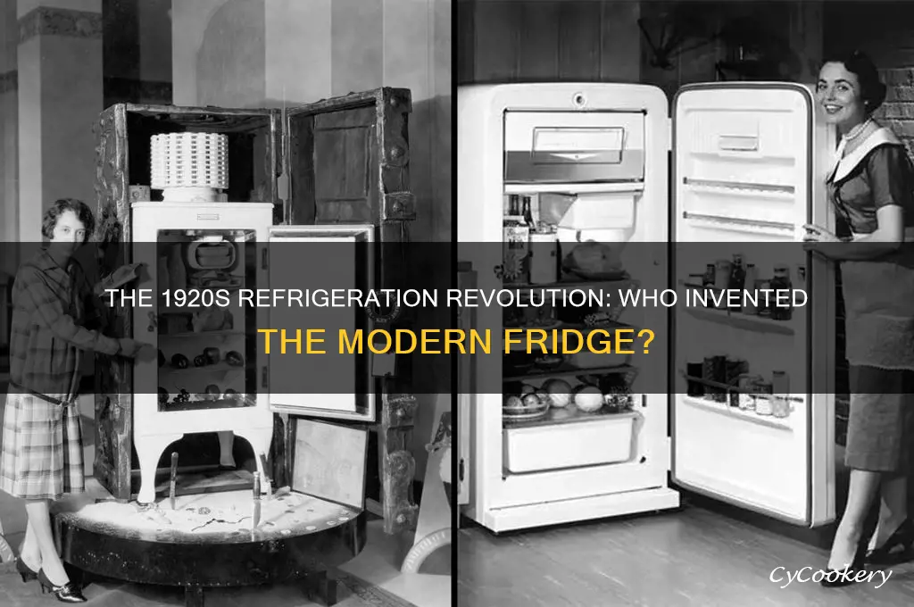 who invented the refrigerator in the 1920s