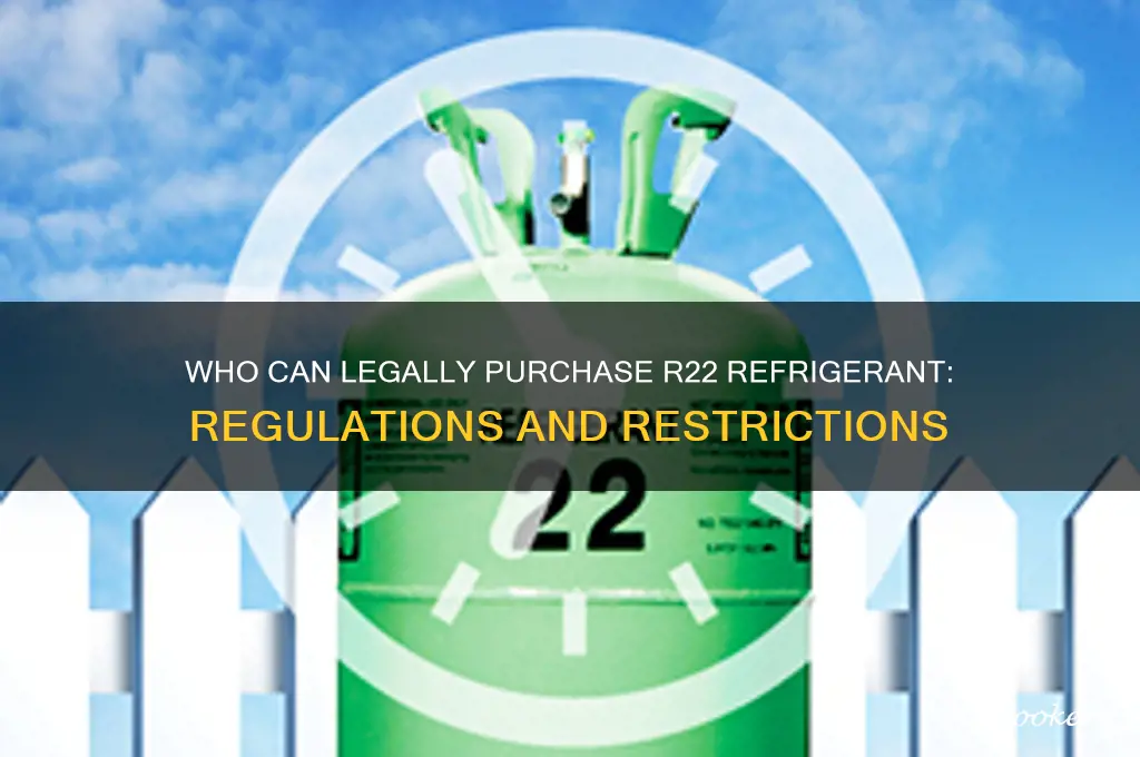 who is allowed to buy r22 refrigerant
