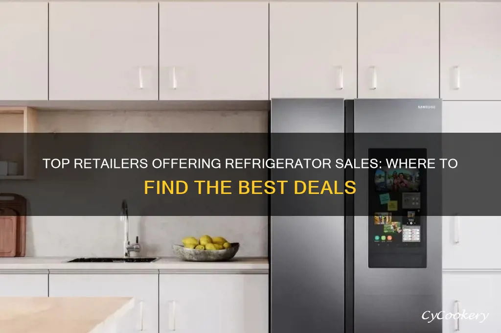 who is having a sale on refrigerators