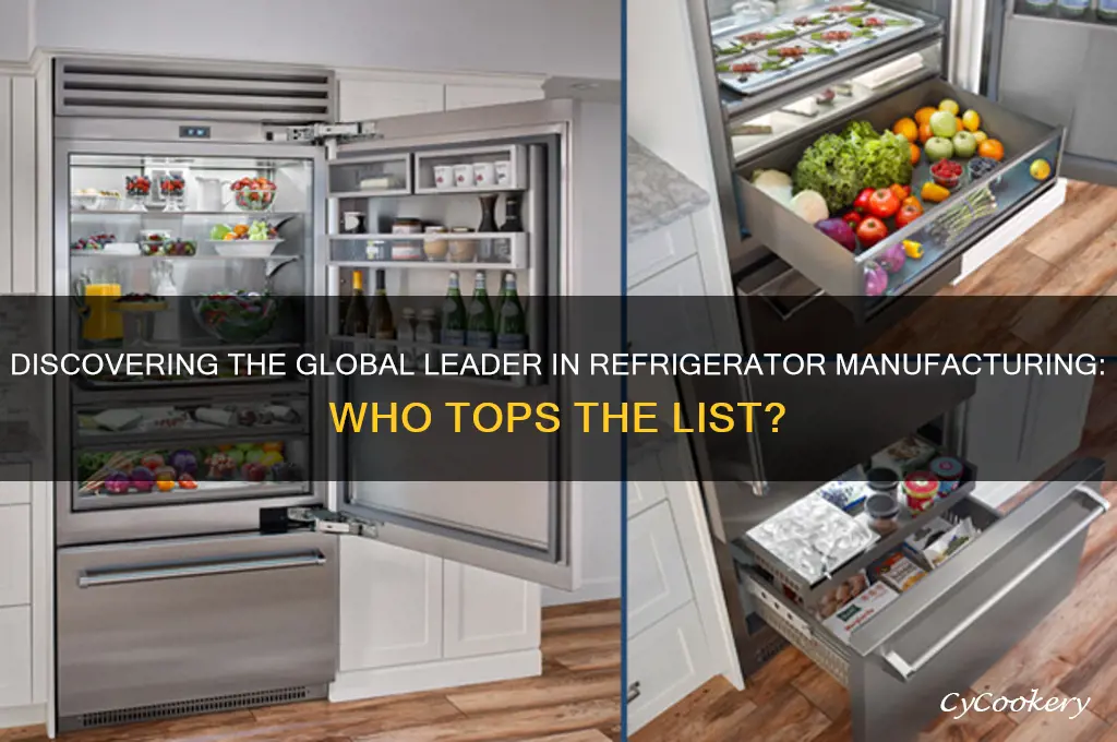 who is the largest refrigerator manufacturing company