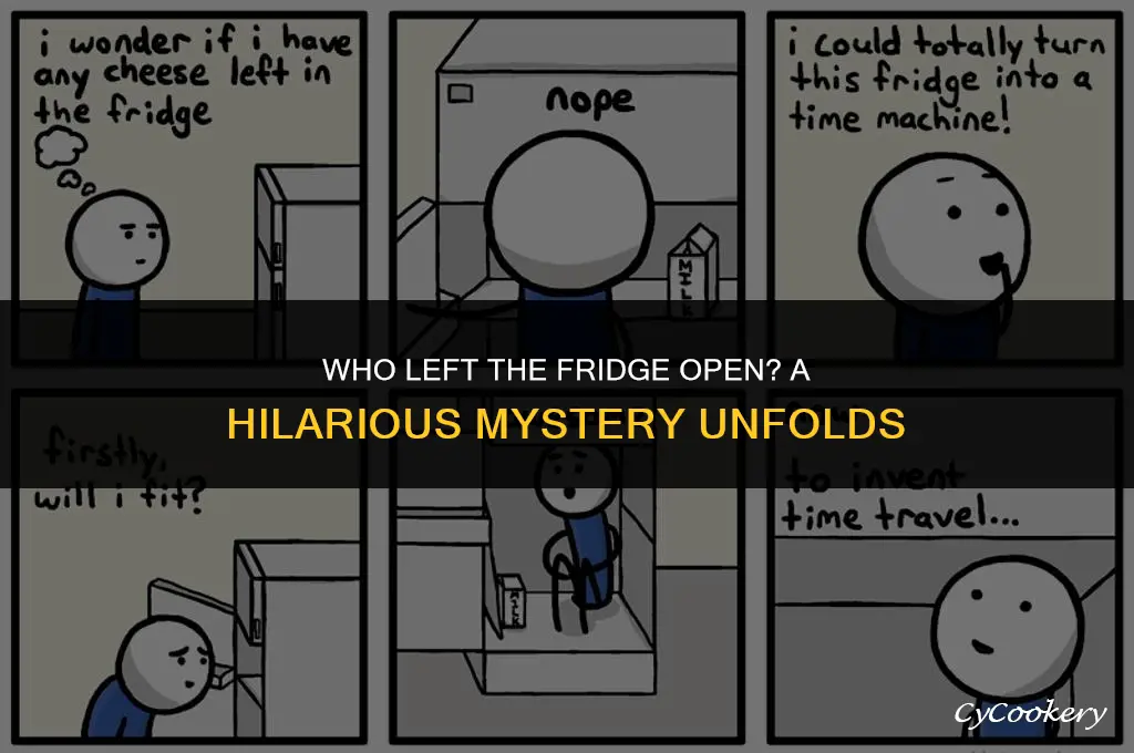 who left the refrigerator open bitch t pain