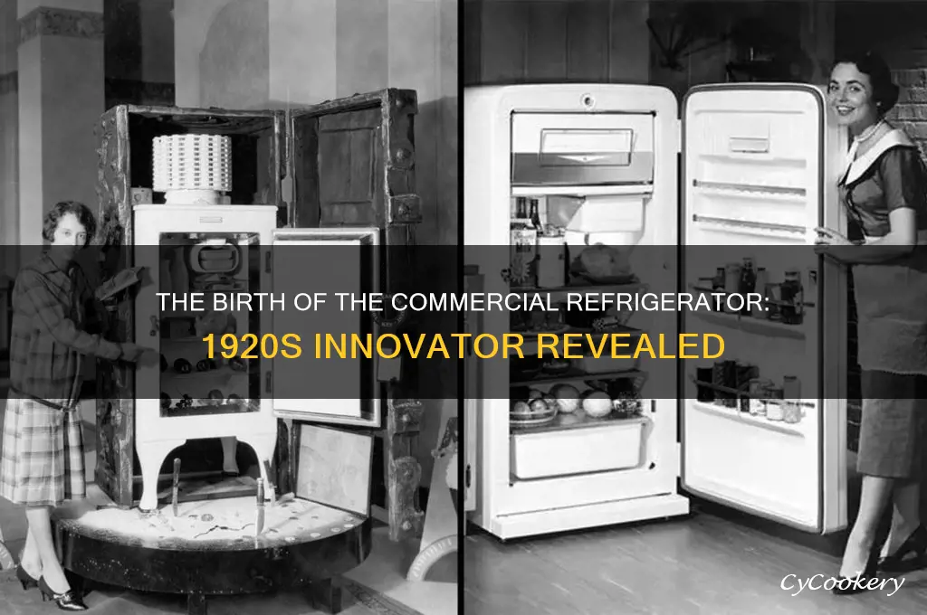 who made the first commercial refrigerator 1920s