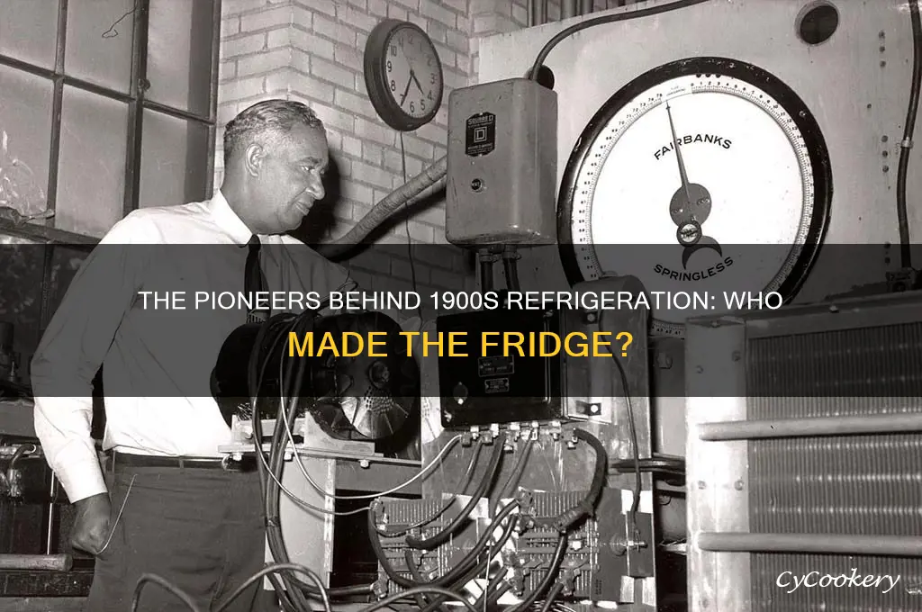 who made the refrigerator in the 1900s