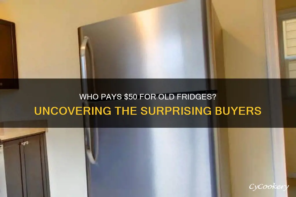 who pays fifty dollars for old refrigerators