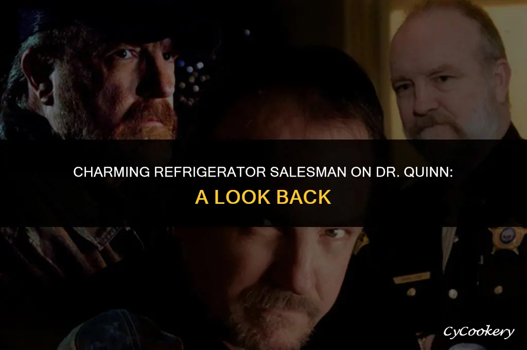 who played the refrigerator salesman on dr quinn