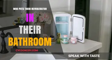 Why Some People Put Their Refrigerator in the Bathroom