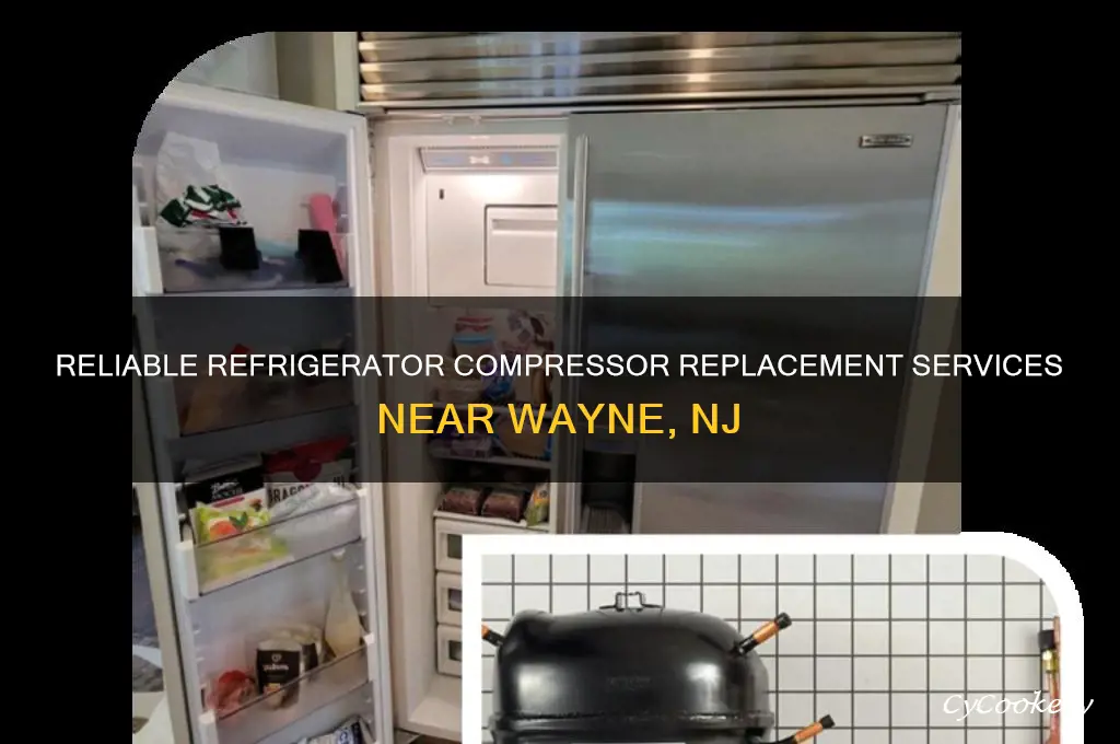 who replaces refrigerator compressors near wayne nj