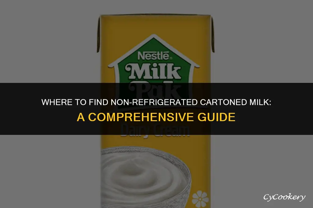 who sells 1 milk in cartons non refrigerated
