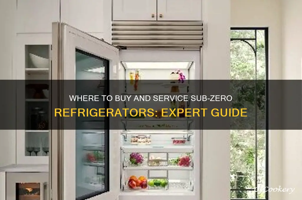 who sells and services sub zero refrigerators