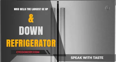 Top Retailers for the Largest GE Up & Down Refrigerator Models