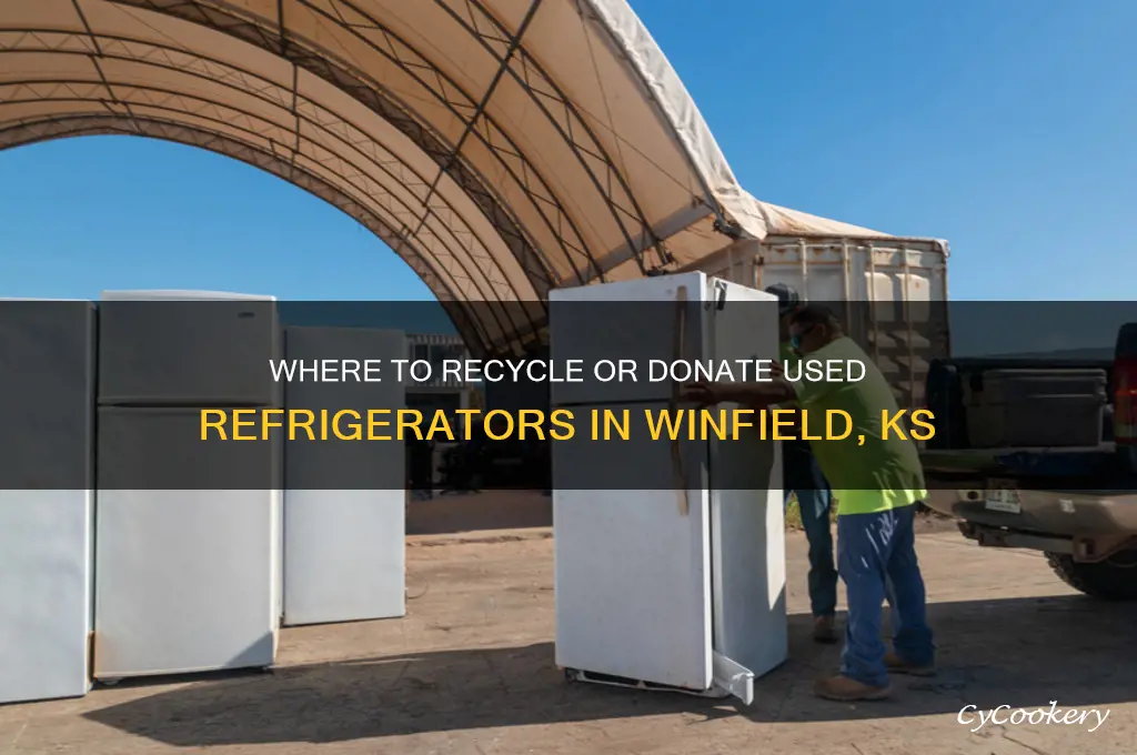 who takes used refrigerators in winfield ks