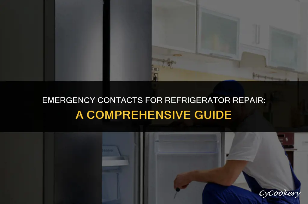 who to call if refrigerator is not working