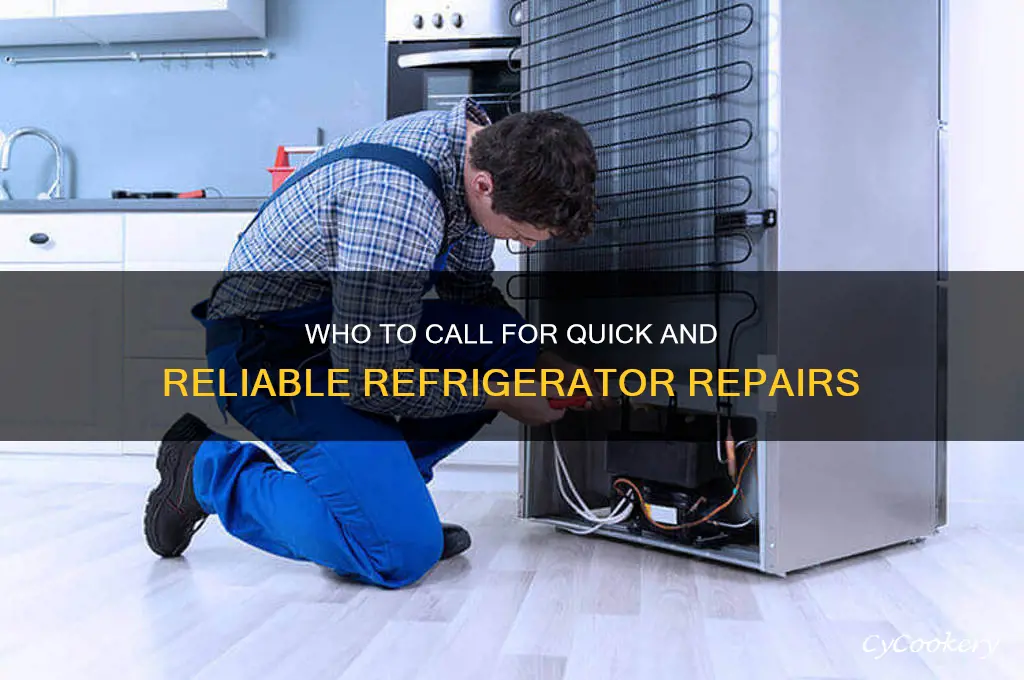 who to call to fix a refrigerator