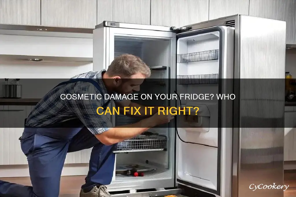who will fix refrigerator with cosmetic damage
