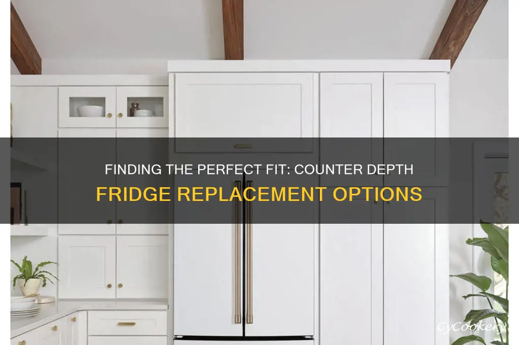 who will replace a counter depth refrigerator
