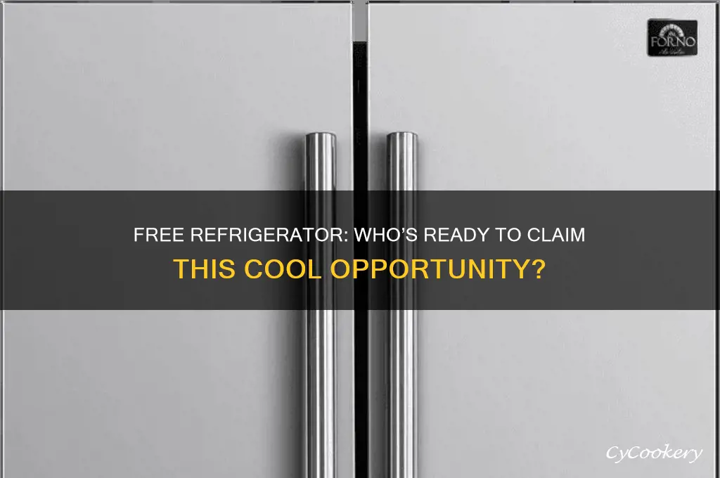 who will take a refrigerator for free