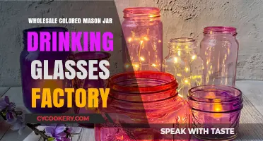 Wholesale Colored Mason Jar Drinking Glasses: Factory Direct Supply