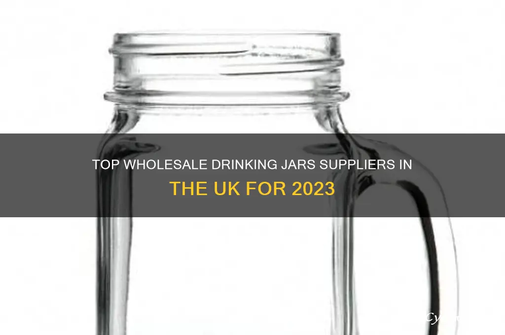 wholesale drinking jars uk