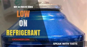 Why Low Refrigerant Causes Your AC to Freeze Up
