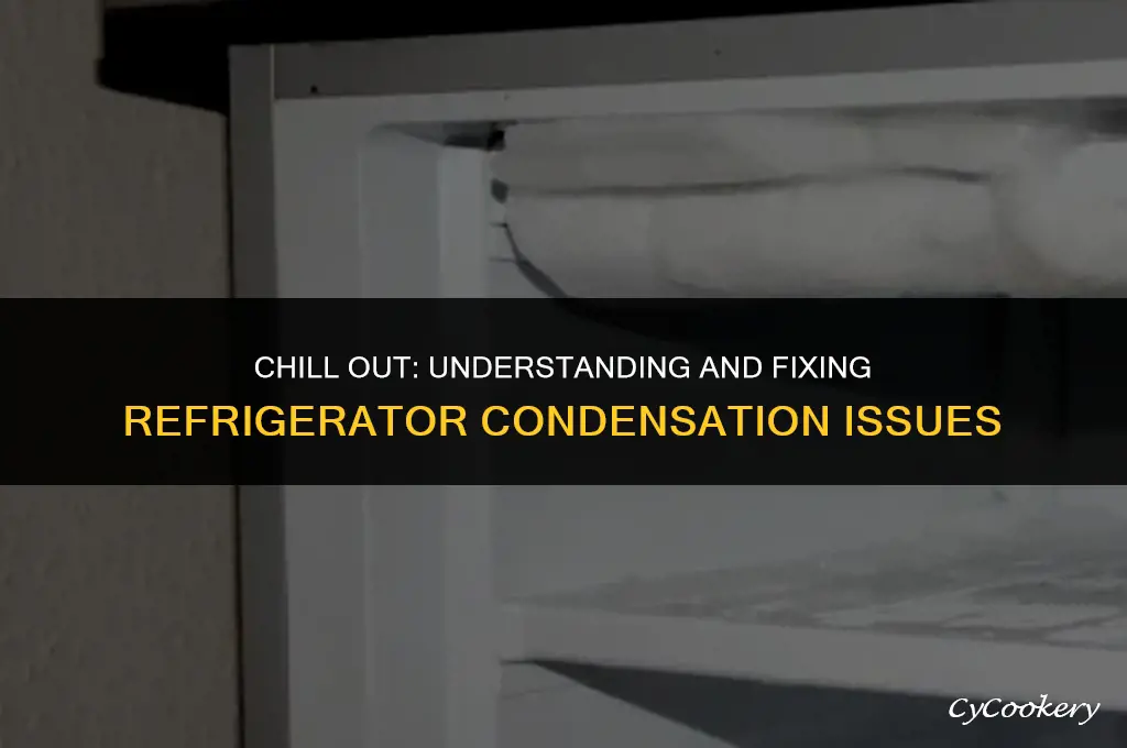why am i getting condensation in my refrigerator