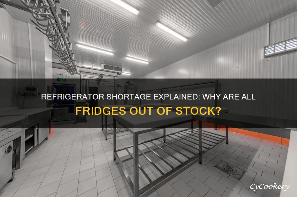 why are all refrigerators out of stock