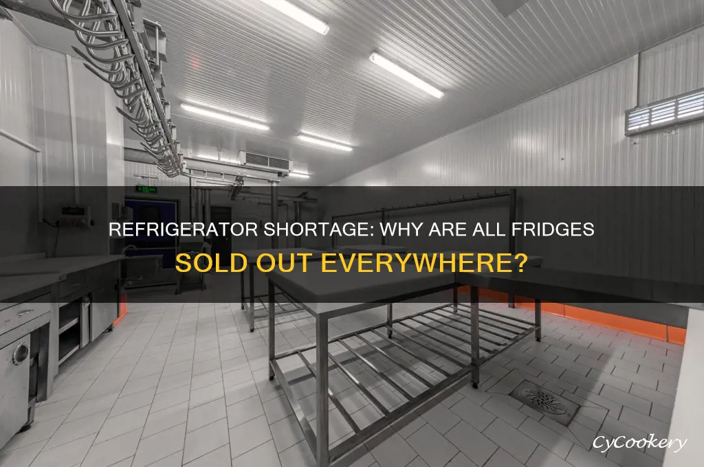 why are all the refrigerators sold out